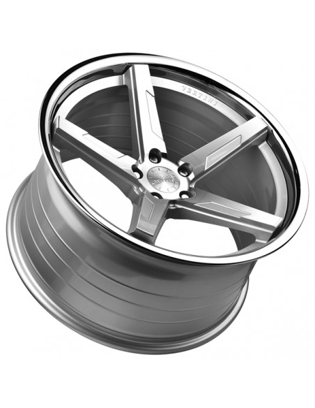 RFS1.7 9,0X20" 5X115 ET40 CB73,1 PLATA ARO INOX