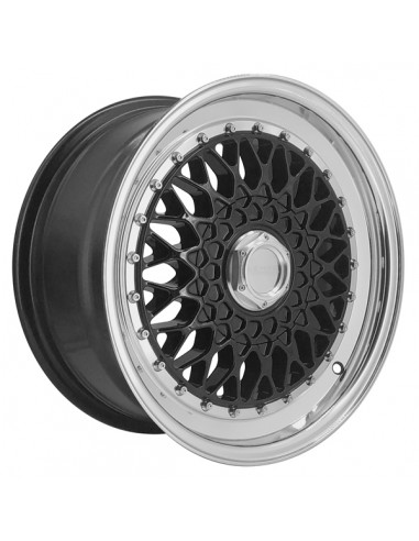 BSX 7,5X16" 4X98 ET35 CB73,1 NEGRO ARO PULIDO (8x98)