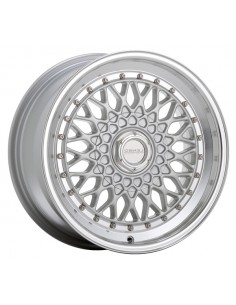 BSX 7,5X17" 5X100 ET30 CB73,1 PLATA ARO PULIDO