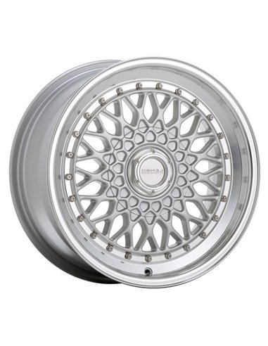 BSX 7,5X17" 4X100/108 ET20 CB73,1 PLATA ARO PULIDO