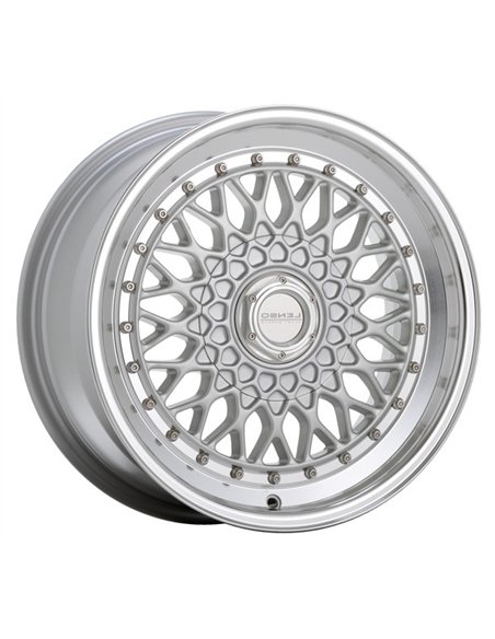 BSX 7,5X17" 4X100/108 ET20 CB73,1 PLATA ARO PULIDO