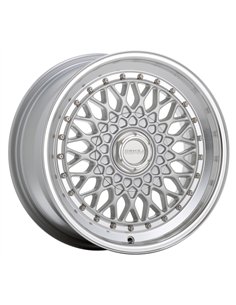 BSX 7,5X17" 5X100 ET30 CB73,1 PLATA LLAVI POLIT