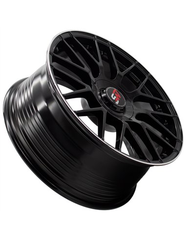 F083 8,0X18" BLANK ET30 CB73,1 BLACK GLOSS / LIP ALUM
