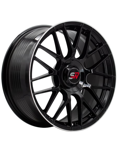 F083 8,0X18" BLANK ET30 CB73,1 BLACK GLOSS / LIP ALUM