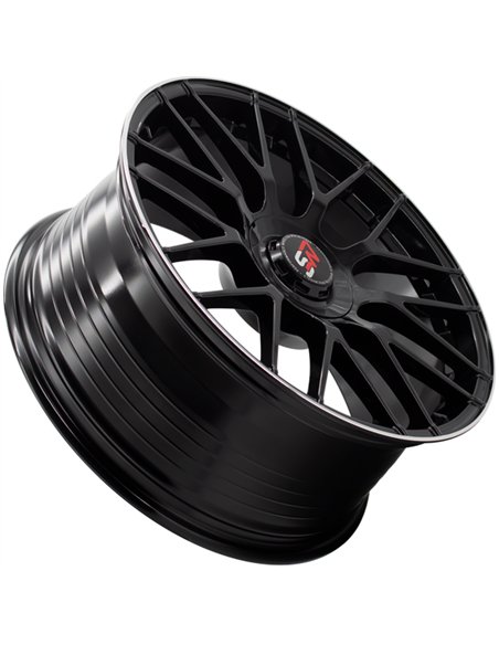 F083 8,5X19" BLANK ET30 CB73,1 BLACK GLOSS / LIP ALUM