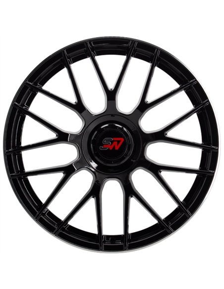 F083 8,5X19" BLANK ET30 CB73,1 BLACK GLOSS / LIP ALUM