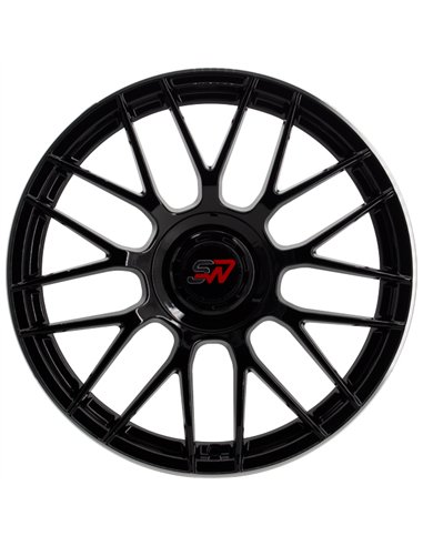F083 8,0X18" 5X112 ET40 CB73,1 BLACK GLOSS / LIP ALUM
