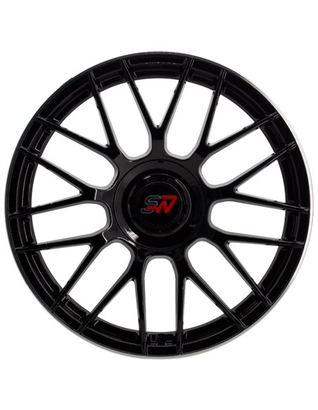 F083 8,0X18" 5X112 ET40 CB73,1 BLACK GLOSS / LIP ALUM