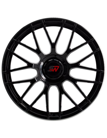F083 9,5X19" BLANK ET40 CB73,1 BLACK GLOSS / LIP ALUM