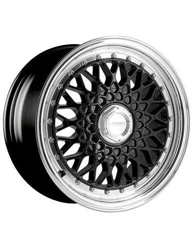 BSX 7X15 4X100/108 ET 38 LLAVI POLIT NEGRE