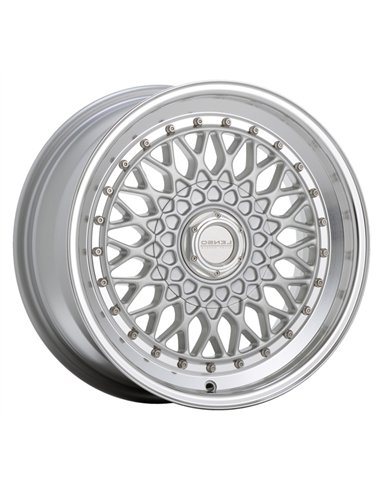 BSX 7,0X15" 4X100/108 ET20 CB73,1 PLATA ARO PULIDO