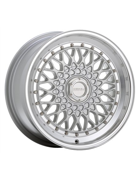 BSX 7,0X15" 4X100/108 ET20 CB73,1 PLATA ARO PULIDO