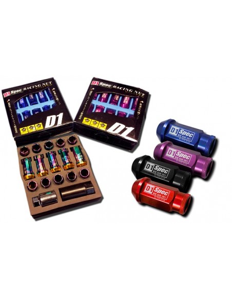 PACK 20 TUERCAS ALUMINIO RACING M12X150 PURPURA