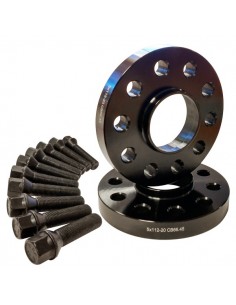 KIT SEP. NEGRO 17mm. D/C 5X130 CB71.5 - PORSCHE - T. ESF. M14X150X45 K17

