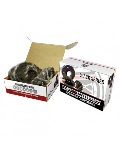 KIT SEP. NEGRO 17mm. D/C 5X112 CB66,6 - MINI COOPER '14 - T. CONI. M14X125X43 K17

